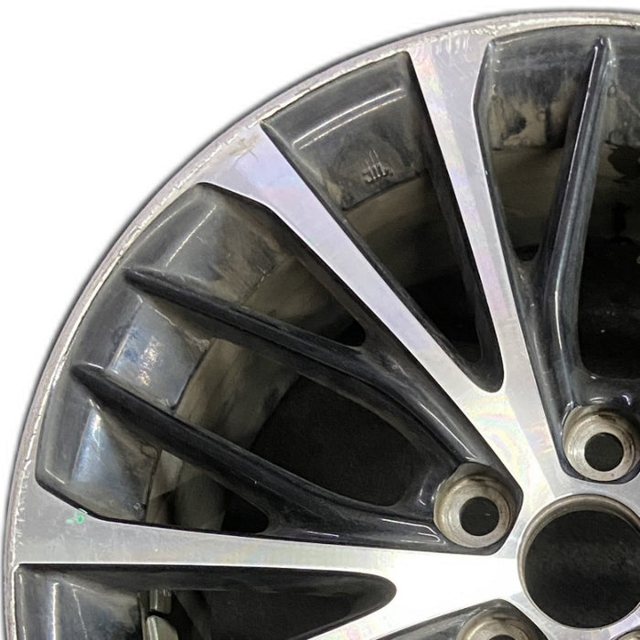 18" CAMRY 18-20 18x8 alloy 20 spoke silver black Original OEM Wheel Rim