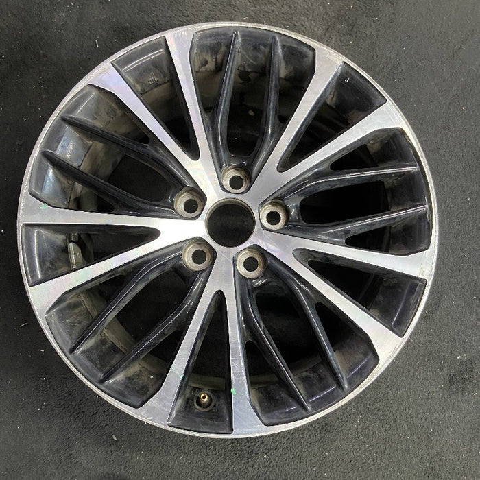 18" CAMRY 18-20 18x8 alloy 20 spoke silver black Original OEM Wheel Rim