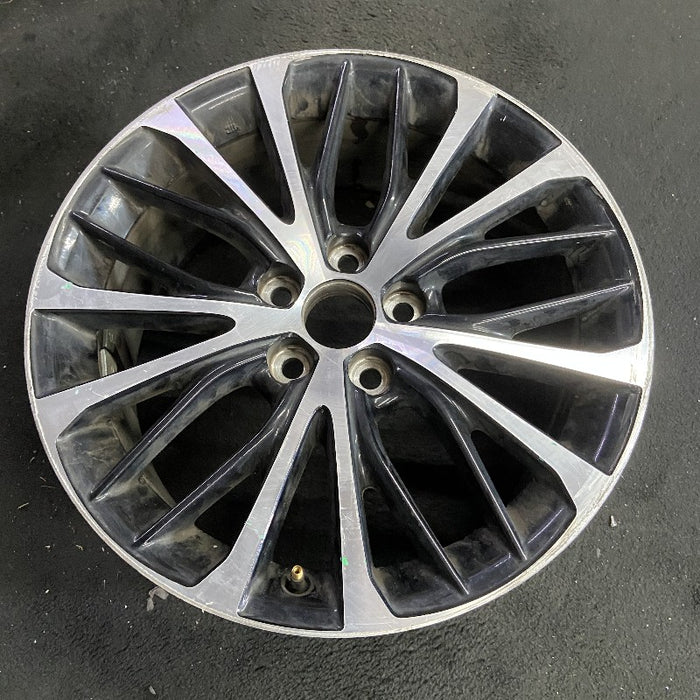 18" CAMRY 18-20 18x8 alloy 20 spoke silver black Original OEM Wheel Rim