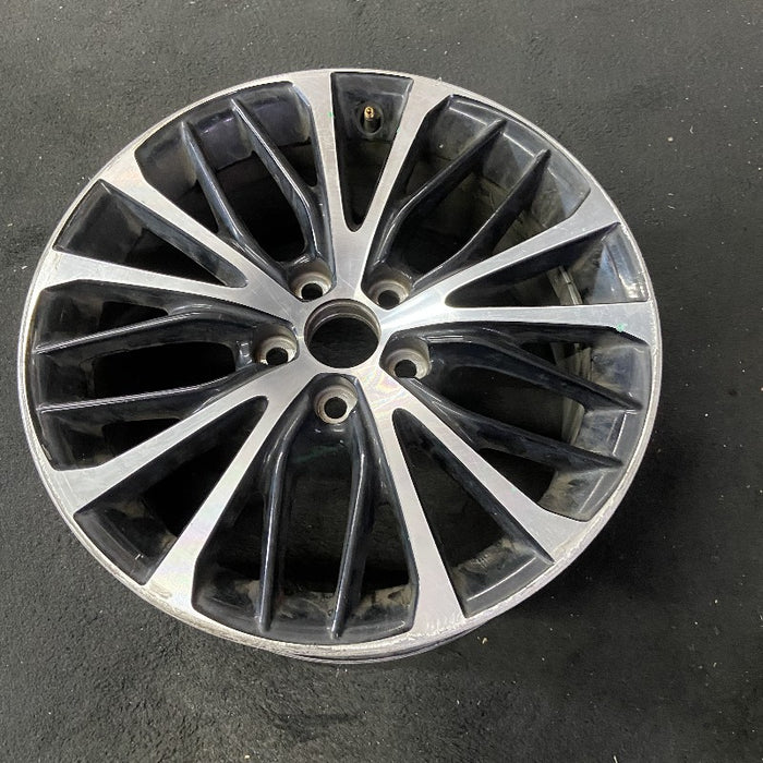 18" CAMRY 18-20 18x8 alloy 20 spoke silver black Original OEM Wheel Rim