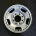 17" SIERRA 2500 PICKUP 11-14 17x7.5, steel, silver, opt NZ4 Original OEM Wheel - Front View