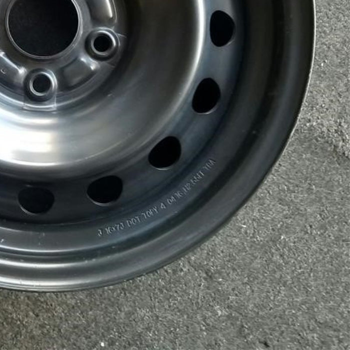 16" CIVIC 16 16x7, steel Original OEM Wheel Rim - Back View