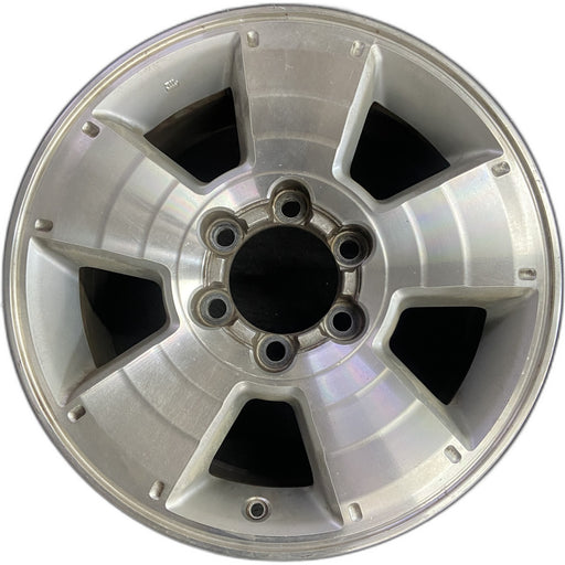 17" 4 RUNNER 03-09 17x7.5, 5 spoke Original OEM Wheel Rim - Front View