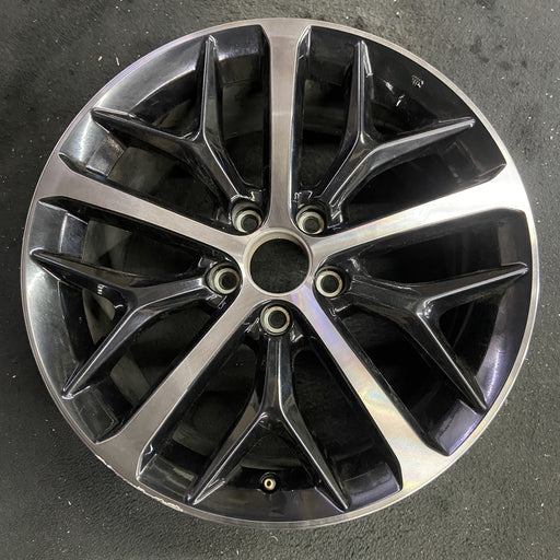 18" CIVIC 20-21 18x8 , w/o outer red accent; Y spoke design, w/machined face - Angle View