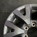 16" TACOMA 20-23 16x7 alloy 6 spoke V spoke dark gray Original OEM Wheel Rim - Side Profile