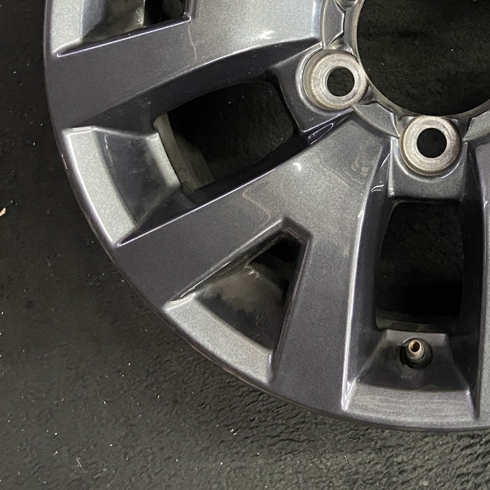 16" TACOMA 20-23 16x7 alloy 6 spoke V spoke dark gray Original OEM Wheel Rim - Additional View