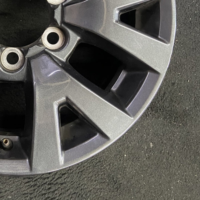 16" TACOMA 20-23 16x7 alloy 6 spoke V spoke dark gray Original OEM Wheel Rim