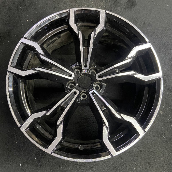 21" X3M 20-21 21x10 5 spoke Y spoke machined black Original OEM Wheel Rim