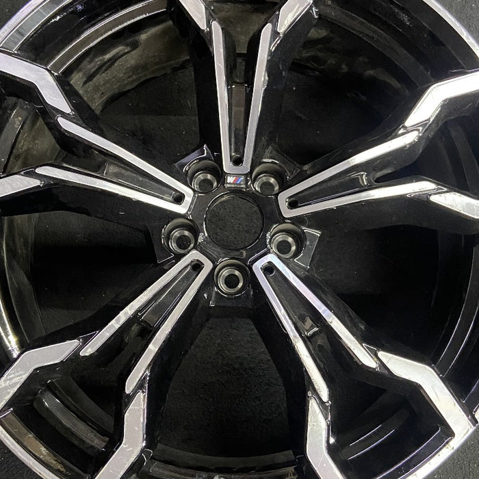 21" X3M 20-21 21x10 5 spoke Y spoke machined black Original OEM Wheel Rim