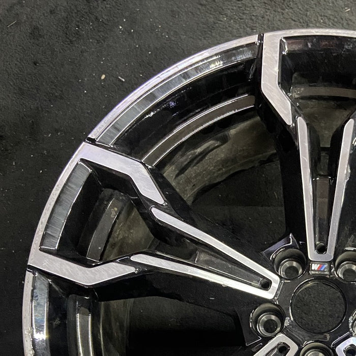 21" X3M 20-21 21x10 5 spoke Y spoke machined black Original OEM Wheel Rim