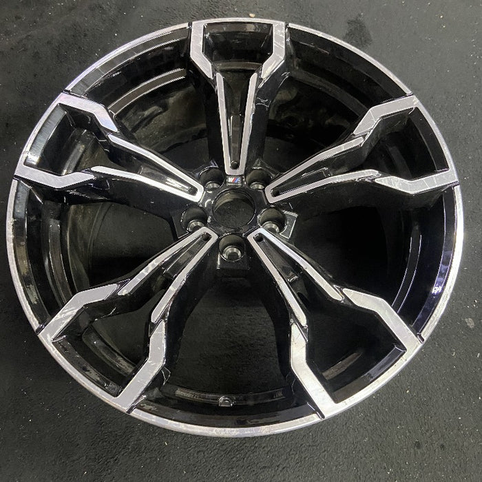 21" X3M 20-21 21x10 5 spoke Y spoke machined black Original OEM Wheel Rim