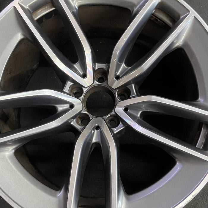 19" MERCEDES GT 19-21 290 Type 4 Dr GT53 19x11 5 double spoke gray Original OEM - Angle View