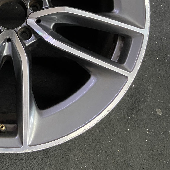19" MERCEDES GT 19-21 290 Type 4 Dr GT53 19x11 5 double spoke gray Original OEM - Back View