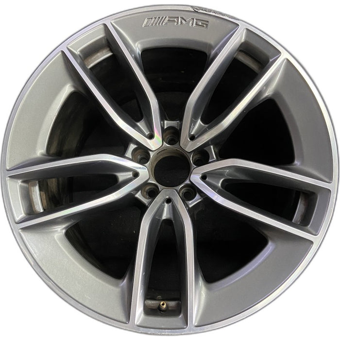 19" MERCEDES GT 19-21 290 Type 4 Dr GT53 19x11 5 double spoke gray Original OEM - Front View