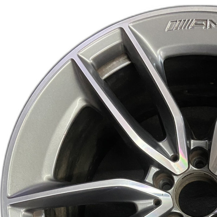 19" MERCEDES GT 19-21 290 Type 4 Dr GT53 19x11 5 double spoke gray Original OEM - Angle View