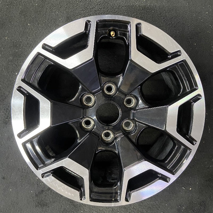 18" FORD F150 LIGHTNING 22-24 18x8.5 machined black Original OEM Wheel Rim - Front View