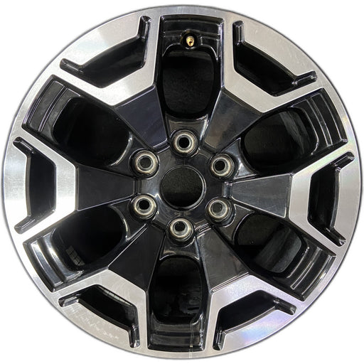 18" FORD F150 LIGHTNING 22-24 18x8.5, machined black Original OEM Wheel Rim - Front View