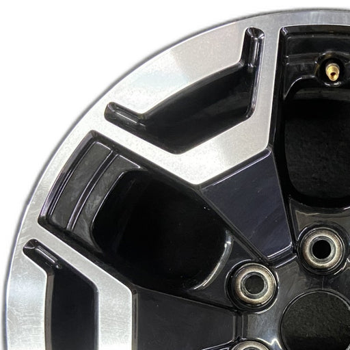 18" FORD F150 LIGHTNING 22-24 18x8.5 machined black Original OEM Wheel Rim - Angle View