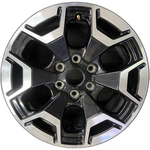 18" FORD F150 LIGHTNING 22-24 18x8.5 machined black Original OEM Wheel Rim - Front View