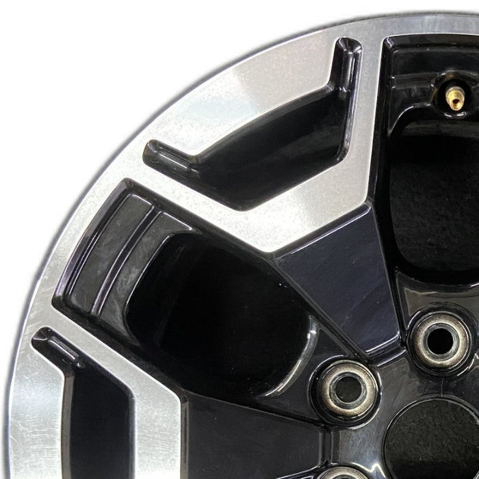 18" FORD F150 LIGHTNING 22-24 18x8.5 machined black Original OEM Wheel Rim - Angle View