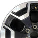 18" FORD F150 LIGHTNING 22-24 18x8.5 machined black Original OEM Wheel Rim - Angle View