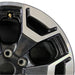 18" FORD F150 LIGHTNING 22-24 18x8.5 machined black Original OEM Wheel Rim - Side Profile