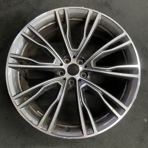 21" BMW X3 18-21 21x8.5 , 10 spoke Original OEM Wheel Rim - Angle View