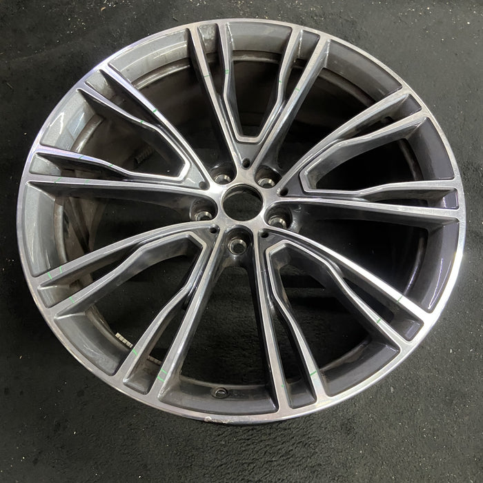21" BMW X3 18-21 21x8.5 , 10 spoke Original OEM Wheel Rim - Side Profile