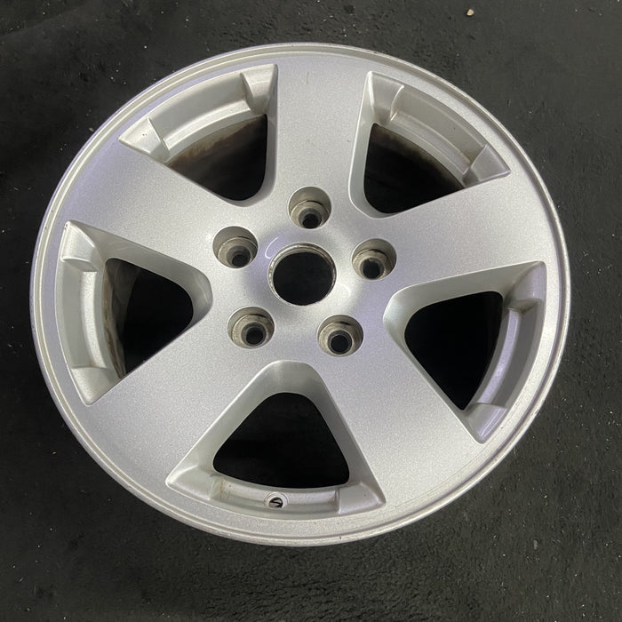 17" DODGE 1500 PICKUP 09-12 17x7, , aluminum Original OEM Wheel Rim - Side Profile