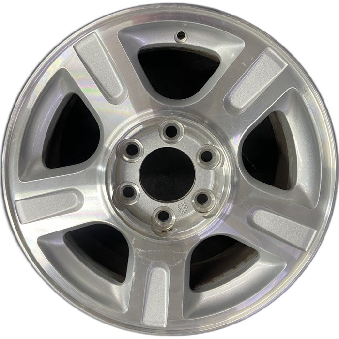 17" EXPEDITION 03 17x7.5 5 spoke aluminum inserts in spokes Original OEM Wheel Rim