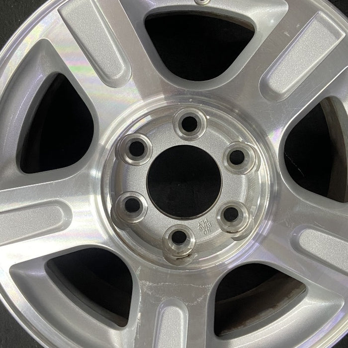 17" EXPEDITION 03 17x7.5 5 spoke aluminum inserts in spokes Original OEM Wheel Rim