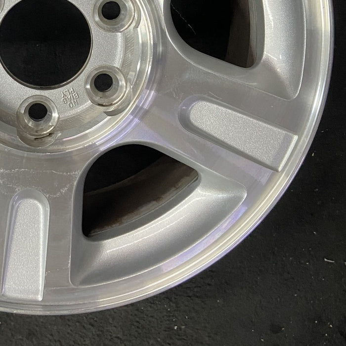 17" EXPEDITION 03 17x7.5 5 spoke aluminum inserts in spokes Original OEM Wheel Rim