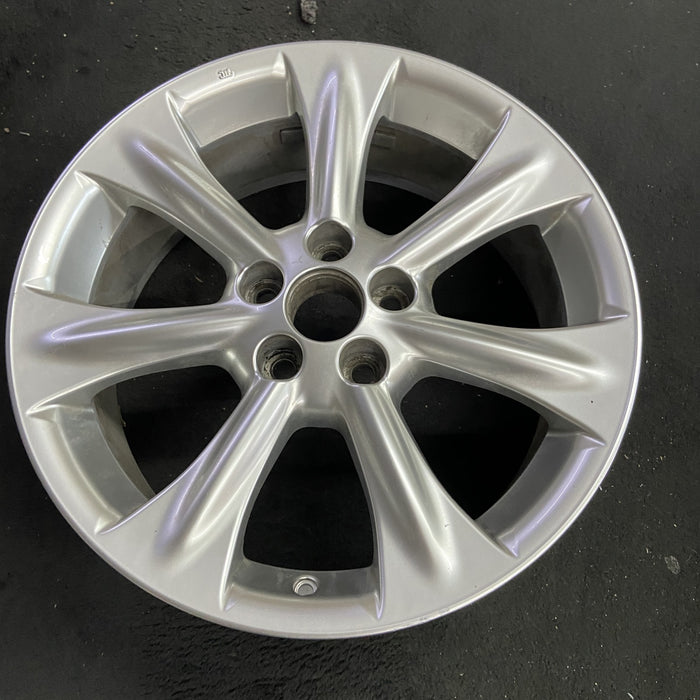 18" LEXUS RX350 07-09 , 18x7, 7 spoke Original OEM Wheel Rim - Side Profile