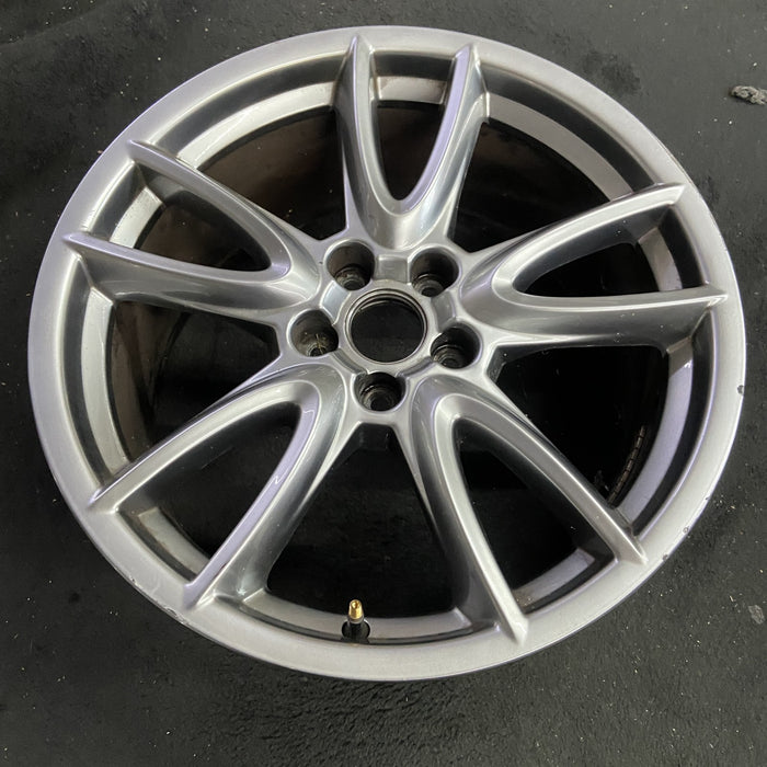 19" MUSTANG 11 19x9 , Original OEM Wheel Rim - Side Profile