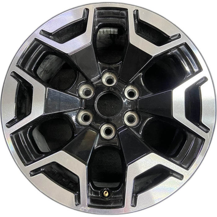 18" FORD F150 LIGHTNING 22-24 18x8.5 machined black Original OEM Wheel Rim - Front View