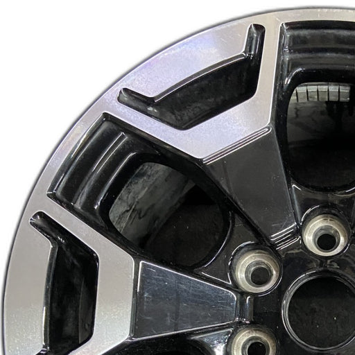 18" FORD F150 LIGHTNING 22-24 18x8.5 machined black Original OEM Wheel Rim - Angle View