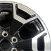 18" FORD F150 LIGHTNING 22-24 18x8.5 machined black Original OEM Wheel Rim - Side Profile