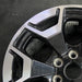 18" FORD F150 LIGHTNING 22-24 18x8.5 machined black Original OEM Wheel Rim - Side Profile