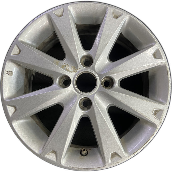 15" FIESTA 11-13 15x6, aluminum Original OEM Wheel Rim - Front View