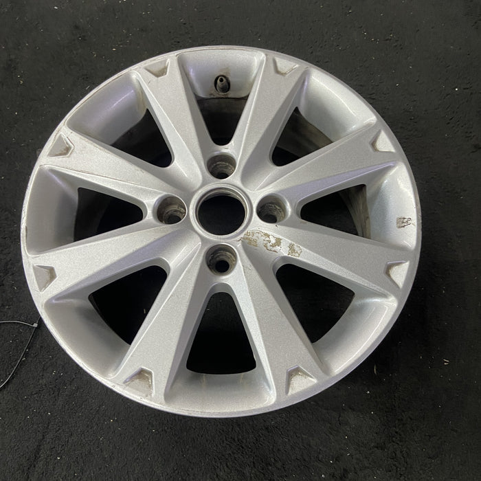 15" FIESTA 11-13 15x6, aluminum Original OEM Wheel Rim - Close-Up Detail