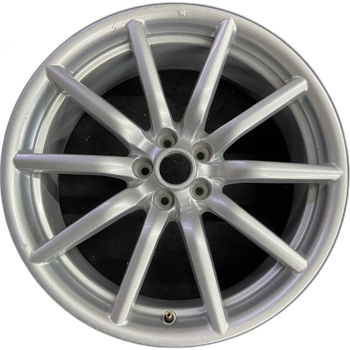 18" ALFA-ROMEO 4C 15-16 frt 18x7 10 spoke fan design silver Original OEM Wheel Rim