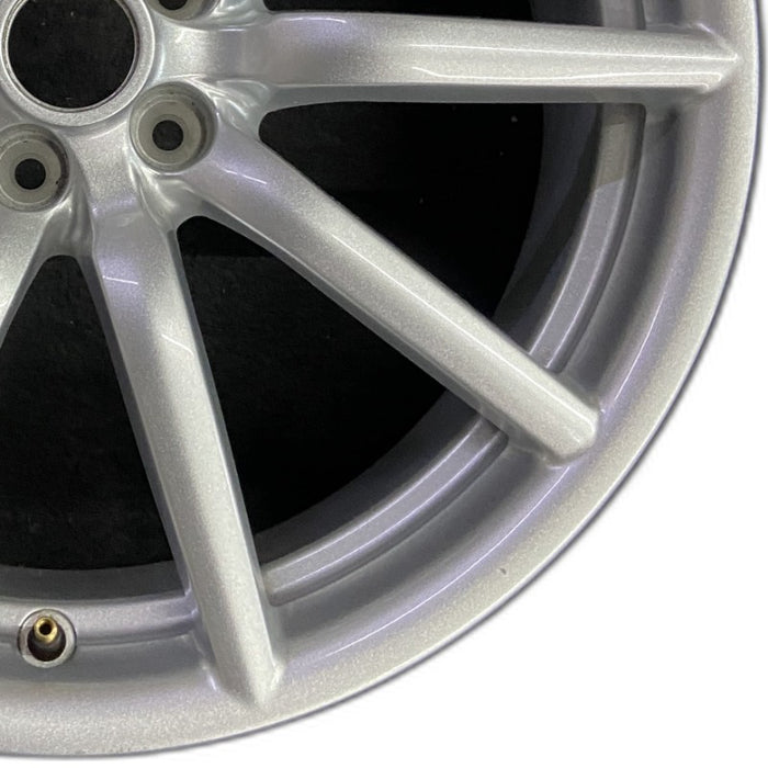 18" ALFA-ROMEO 4C 15-16 frt 18x7 10 spoke fan design silver Original OEM Wheel Rim