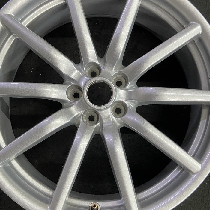 18" ALFA-ROMEO 4C 15-16 frt 18x7 10 spoke fan design silver Original OEM Wheel Rim