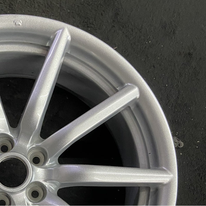 18" ALFA-ROMEO 4C 15-16 frt 18x7 10 spoke fan design silver Original OEM Wheel Rim