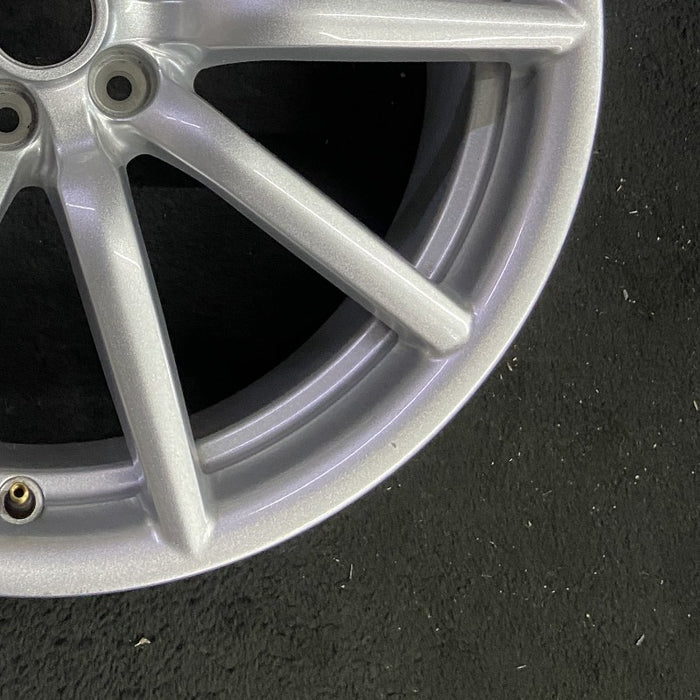 18" ALFA-ROMEO 4C 15-16 frt 18x7 10 spoke fan design silver Original OEM Wheel Rim