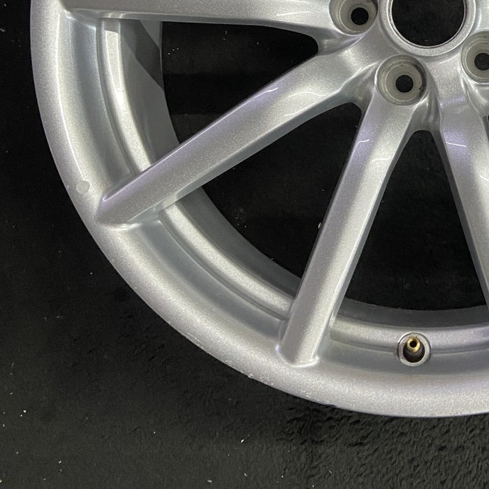 18" ALFA-ROMEO 4C 15-16 frt 18x7 10 spoke fan design silver Original OEM Wheel Rim