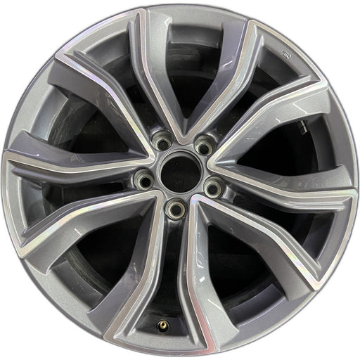 19" CR-V 20 , 19x7.5, pockets Original OEM Wheel Rim - MACHINED CHARCOAL - Front View
