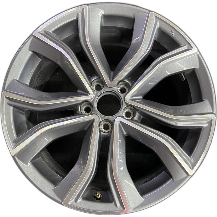 19" CR-V 20 , 19x7.5, pockets Original OEM Wheel Rim - MACHINED CHARCOAL - Front View