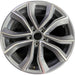 19" CR-V 20 , 19x7.5, pockets Original OEM Wheel Rim - MACHINED CHARCOAL - Front View