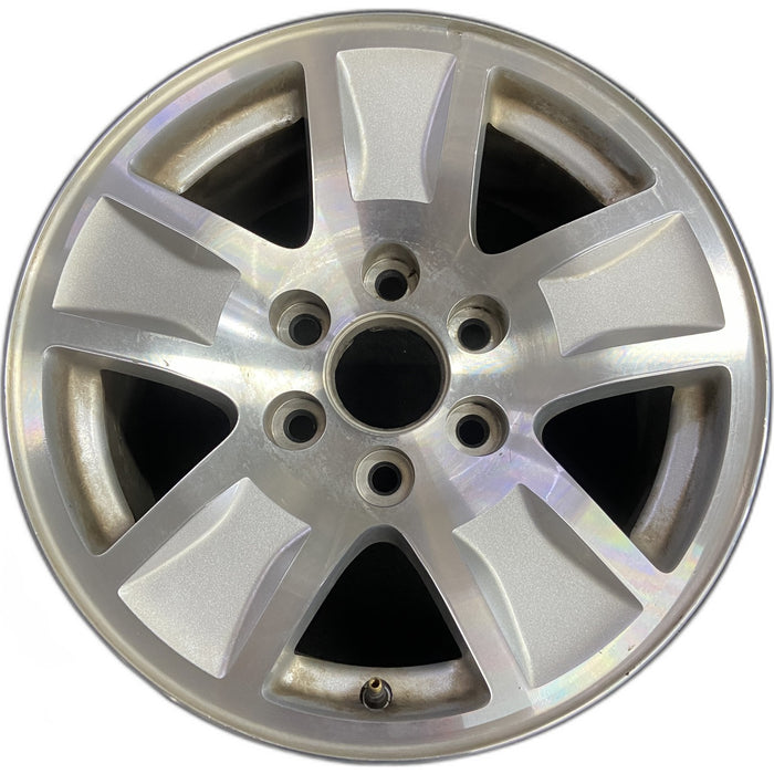17" SIERRA 1500 PICKUP 19 classic , 17x8, 5 spoke Original OEM Wheel Rim - Front View